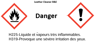 B&E Leather Cleaner (Step 1) - 500ml