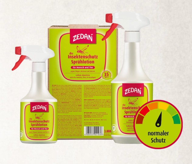 Lotion en spray anti-insectes Zedan