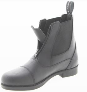 meralino-bottine-mit-Front-Zip-schwarz1
